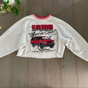 Vintage Cropped Sweater